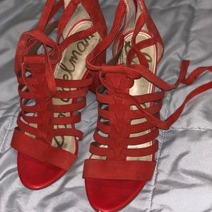 Sam Edelman Open toe strappy heels